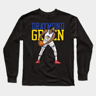 Draymond Green Comic Style Long Sleeve T-Shirt